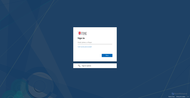 Security scan screenshot of https://oateyscs.sharepoint.com