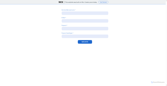 Security scan screenshot of https://yinmakwilsonsen.wixsite.com/my-site-1