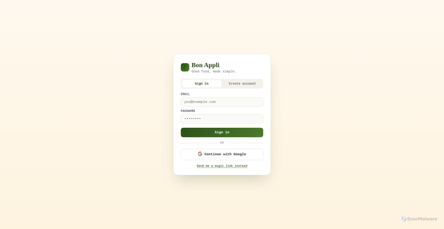 Security scan screenshot of http://bonnappli.pages.dev/