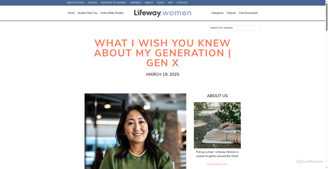 Security scan screenshot of https://women.lifeway.com/2025/03/19/what-i-wish-you-knew-about-my-generation-gen-x/