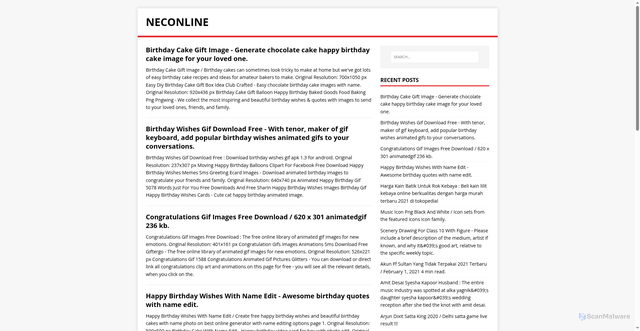Security scan screenshot of https://enilcones.pages.dev/