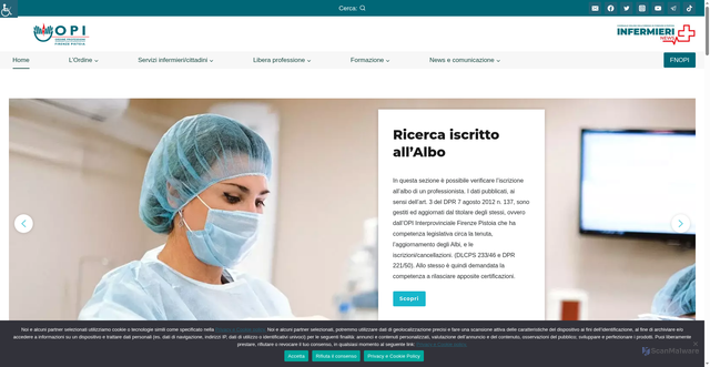 Security scan screenshot of https://opifipt.com