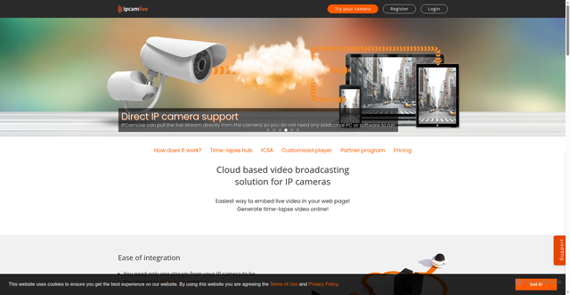 Security scan screenshot of https://g3.ipcamlive.com