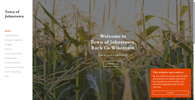 Security scan screenshot of https://johnstownrockcowi.gov/