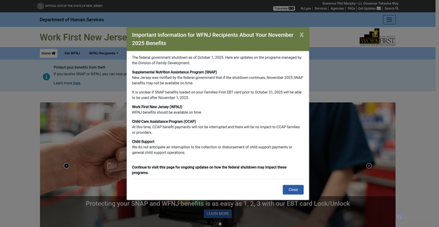 Security scan screenshot of https://nj.gov/humanservices/wfnj/