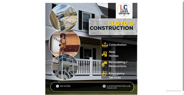 Security scan screenshot of https://lloydsconstructionllc.net/?p=25