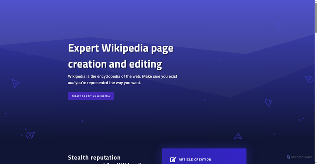 Security scan screenshot of https://wikiverification.com
