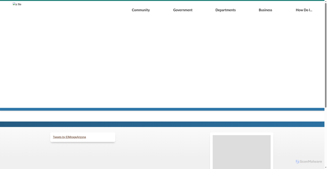 Security scan screenshot of https://elmirageaz.gov/