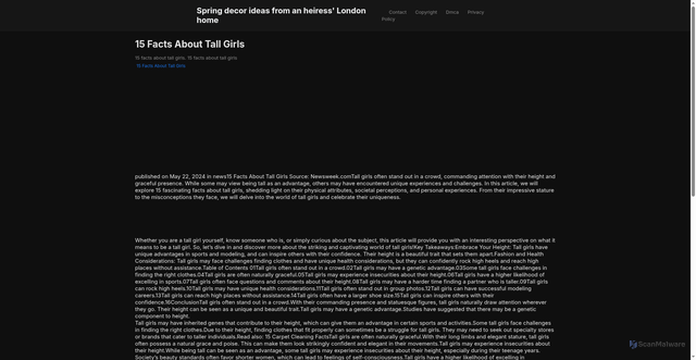 Security scan screenshot of https://dmbootersitus-84e22dd8b1-dp6b085lr60b.edgeone.dev/15-facts-about-tall-girls.html