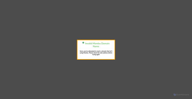 Security scan screenshot of https://kwara19.mambu.com