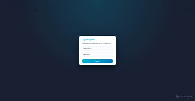Security scan screenshot of https://genexix-dt.com/cDT-Nephro/