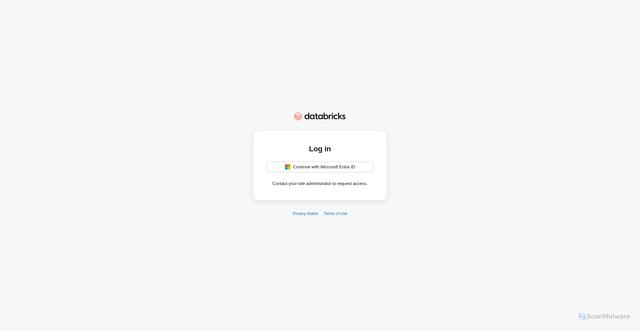 Security scan screenshot of https://adb-8603060508454045.5.azuredatabricks.net
