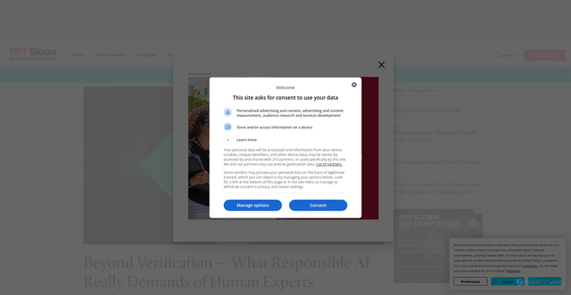 Security scan screenshot of https://sloanreview.mit.edu