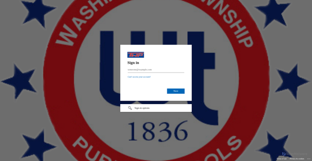 Security scan screenshot of https://wtpsnj-my.sharepoint.com