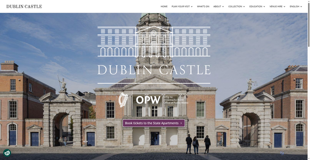 Security scan screenshot of https://dublincastle.ie/
