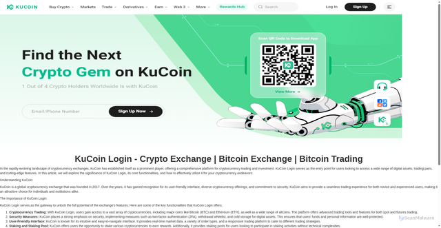 Security scan screenshot of https://kuucoenloginn.webflow.io/