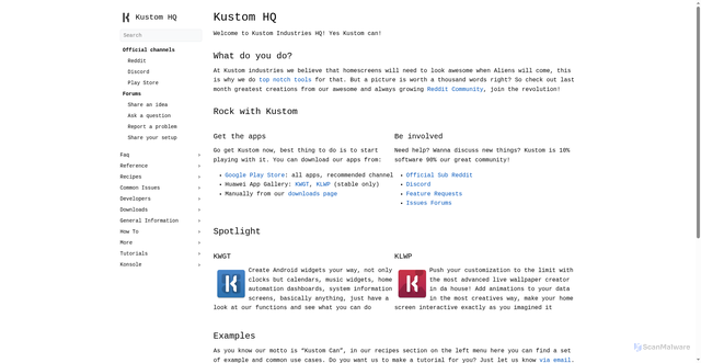 Security scan screenshot of https://api.kustom.rocks