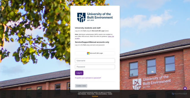 Security scan screenshot of https://learn.ucem.ac.uk