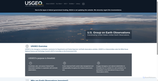 Security scan screenshot of https://usgeo.gov/