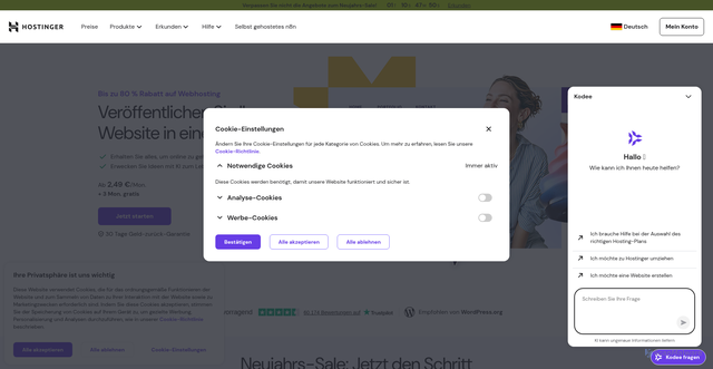 Security scan screenshot of http://hongstinger.com/
