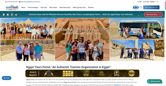 Security scan screenshot of https://www.egypttoursportal.com