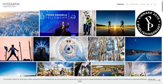 Security scan screenshot of https://fotografiboden.se