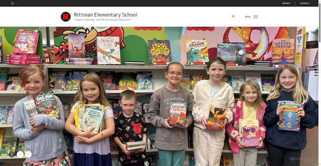 Security scan screenshot of https://es.rittmanschools.org/
