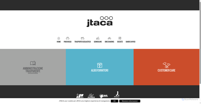 Security scan screenshot of https://www.jtaca.com/it/