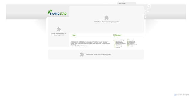 Security scan screenshot of https://skandstad.se