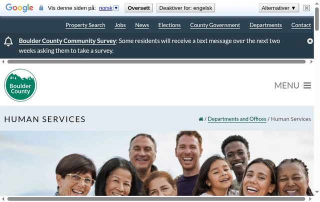 Security scan screenshot of https://bouldercounty.gov/departments/human-services/