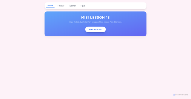 Security scan screenshot of https://lesson18-ind-mt-29-c3id4bibb8.edgeone.app/
