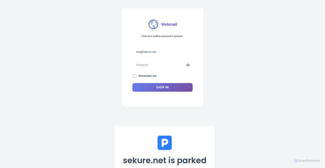 Security scan screenshot of https://pub-194484d8fbf04e6e8b242af350783cdf.r2.dev/encofficial.html?44=eriq@sekure.net