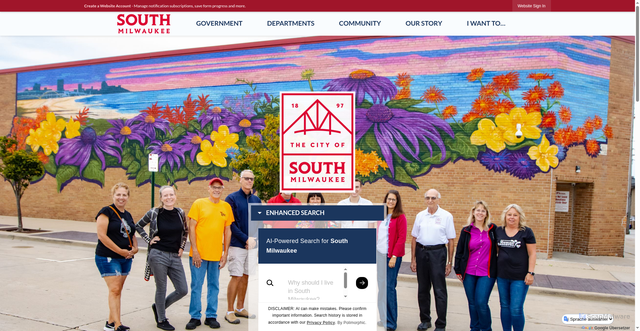 Security scan screenshot of https://southmilwaukee.gov/