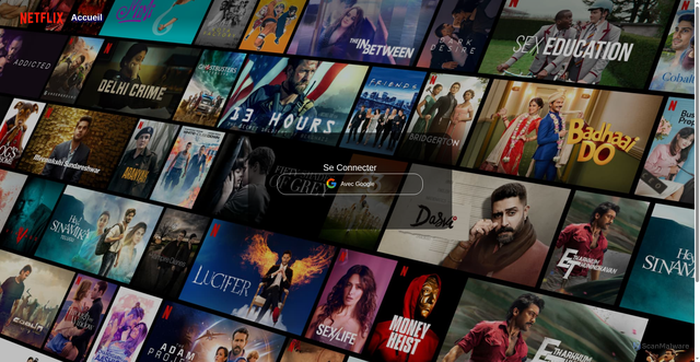 Security scan screenshot of project7-mern-clone-netflix.vercel.app