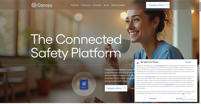 Security scan screenshot of https://smplabs.com
