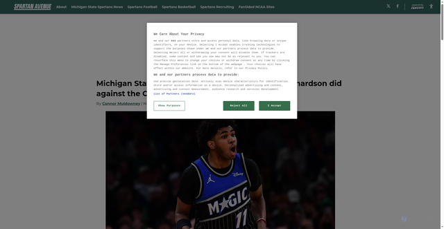 Security scan screenshot of https://spartanavenue.com/michigan-state-fans-are-going-to-love-what-jase-richardson-did-against-the-celtics-01kasvxvx543