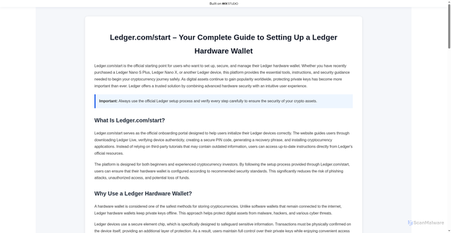 Security scan screenshot of https://support-ledzrcdn.wixstudio.com/us-en