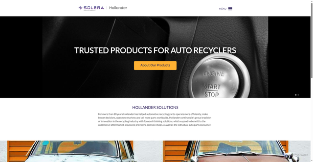 Security scan screenshot of https://hollandersolutions.com