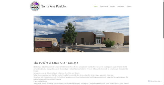 Security scan screenshot of https://santaana-nsn.gov/