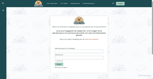 Security scan screenshot of https://verteleens.nu