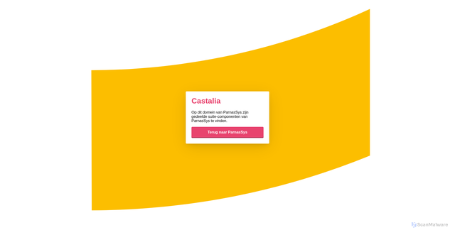 Security scan screenshot of https://castalia.parnassys.net