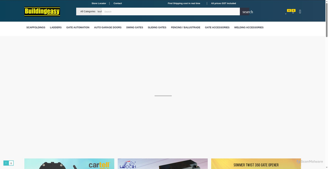 Security scan screenshot of https://buildingeasy.co.nz/