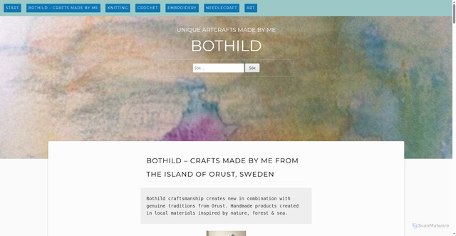 Security scan screenshot of https://bothild.se