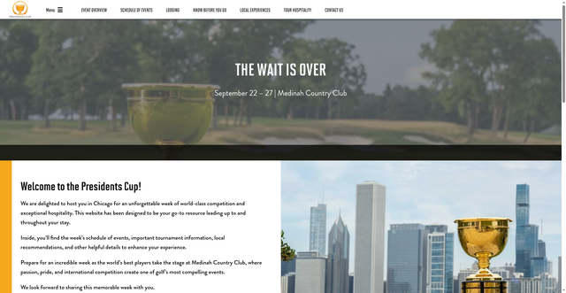 Security scan screenshot of https://corporateeventsvip.presidentscup.com/