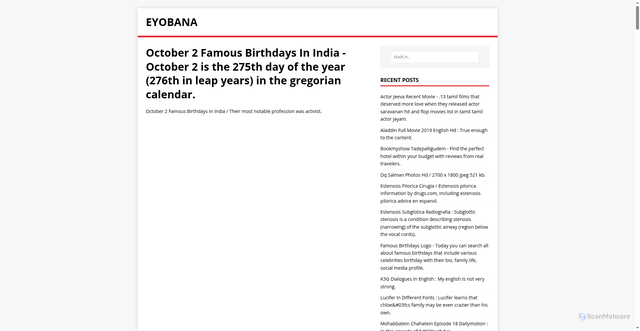 Security scan screenshot of https://anaboye.pages.dev/posts/october-2-famous-birthdays-in-india/