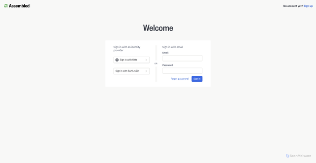 Security scan screenshot of https://cal.assembledhq.com