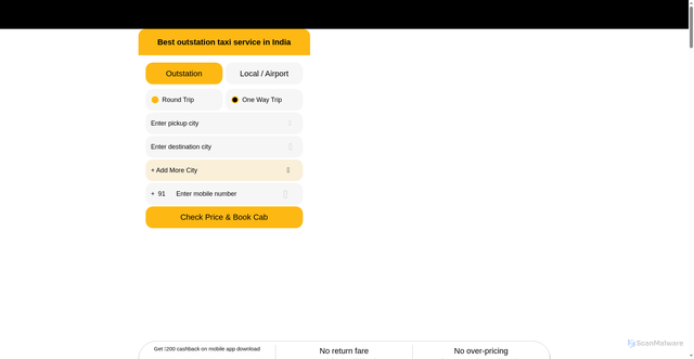 Security scan screenshot of https://cabbazar.com