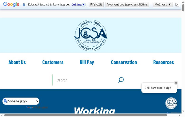 Security scan screenshot of https://www.jcsava.gov/