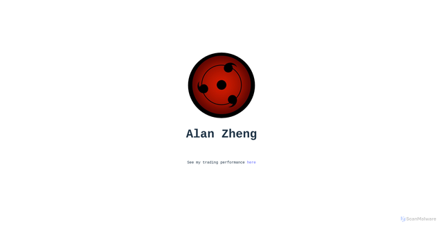 Security scan screenshot of https://azhengtrades.pages.dev/