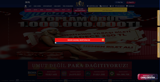 Security scan screenshot of https://meritkibg1695.com/play/slot/softswiss/spnmnl-PickAMeritFruit/20691/0